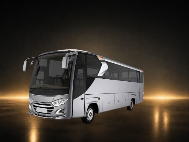 Medium Bus 25–30 Seat untuk rental mobil Padang
