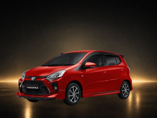 Toyota Agya untuk rental mobil Padang