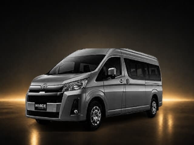 Toyota Hiace Premio untuk rental mobil Padang
